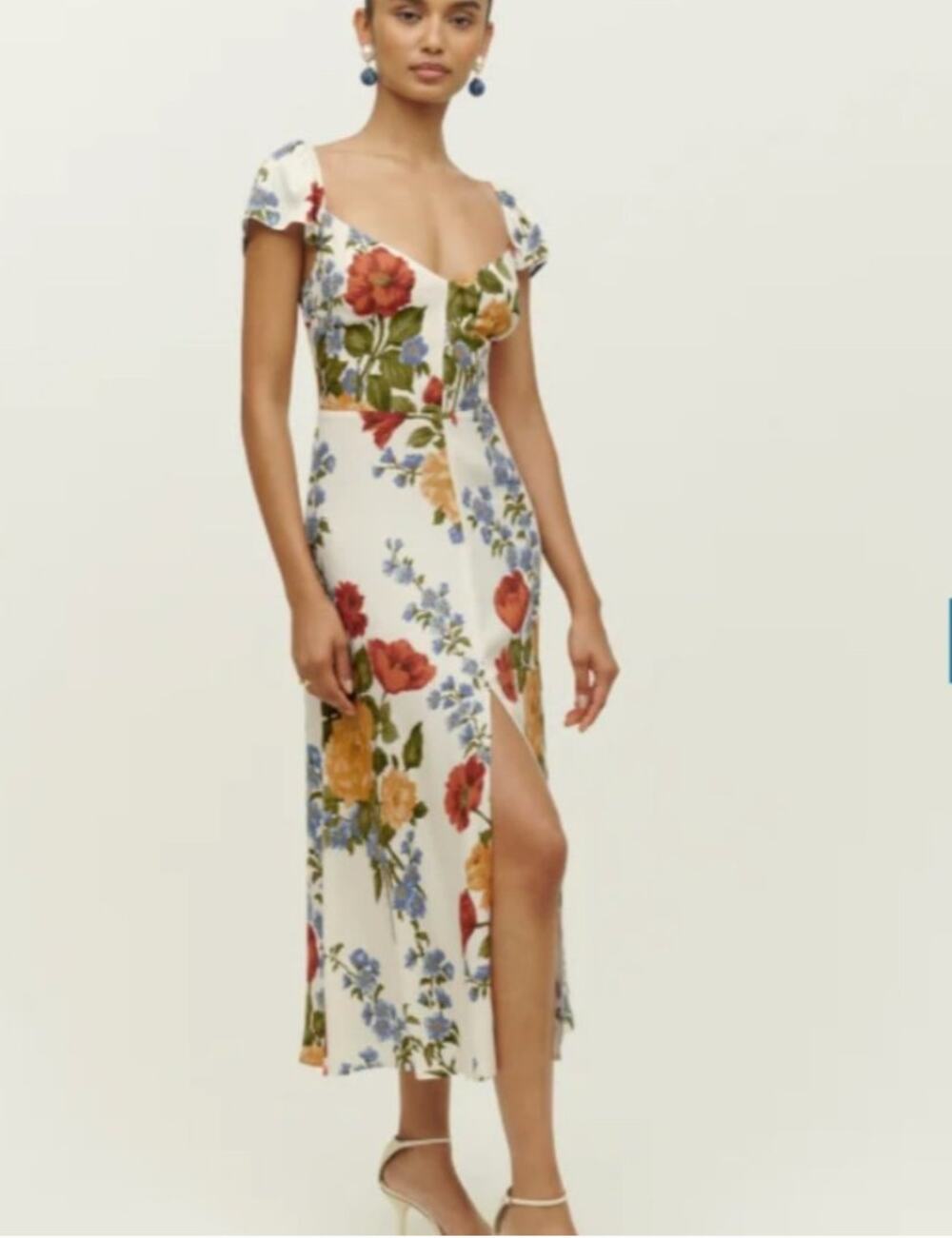 Reformation Baxley Midi Summer Dress Formosa